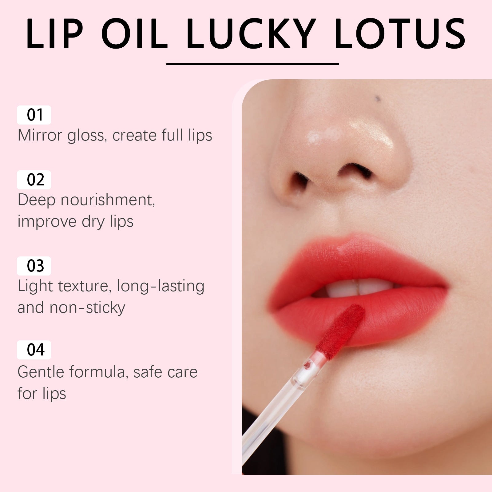 Hydrating Lip Oil – Glossy & Soft Lips