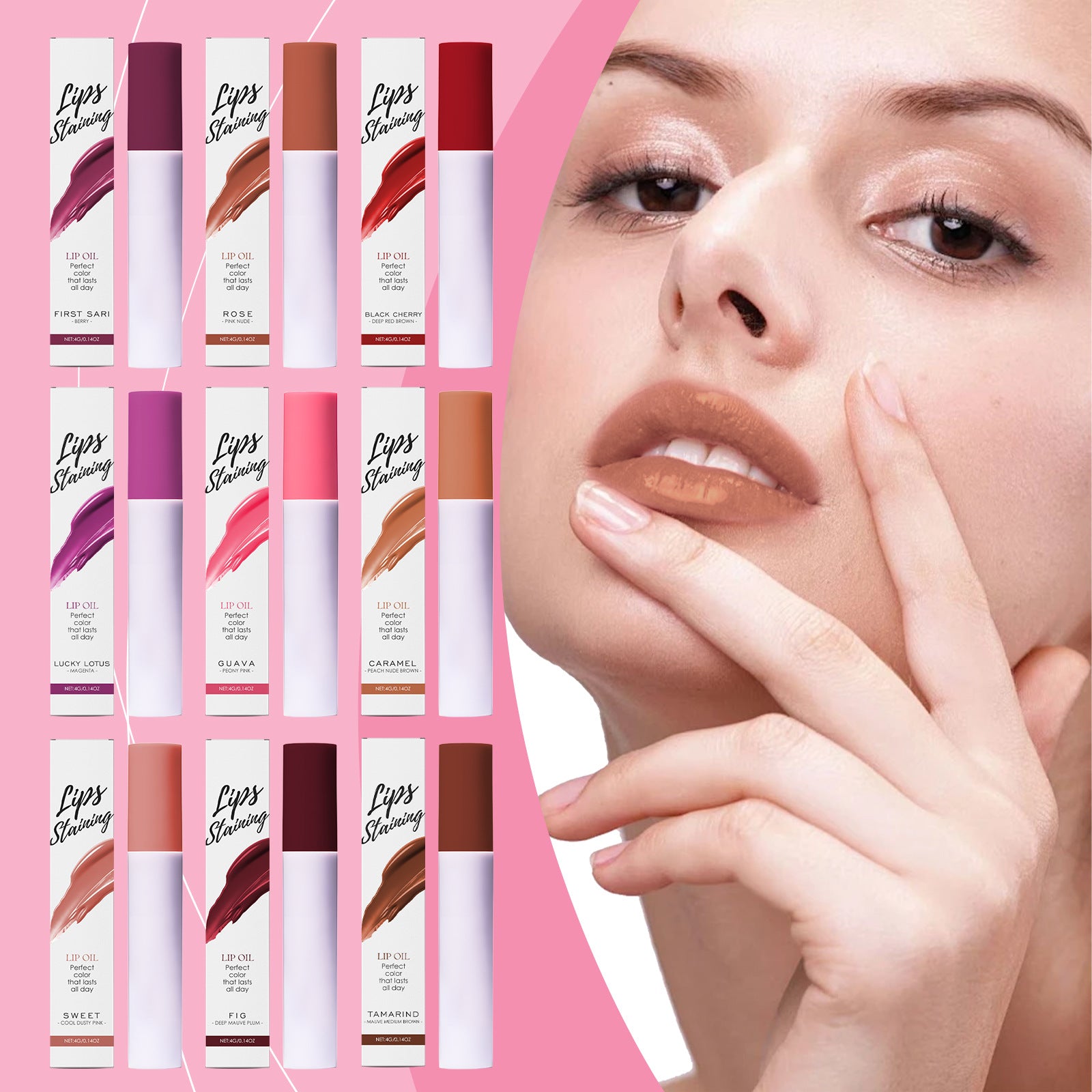 Hydrating Lip Oil – Glossy & Soft Lips