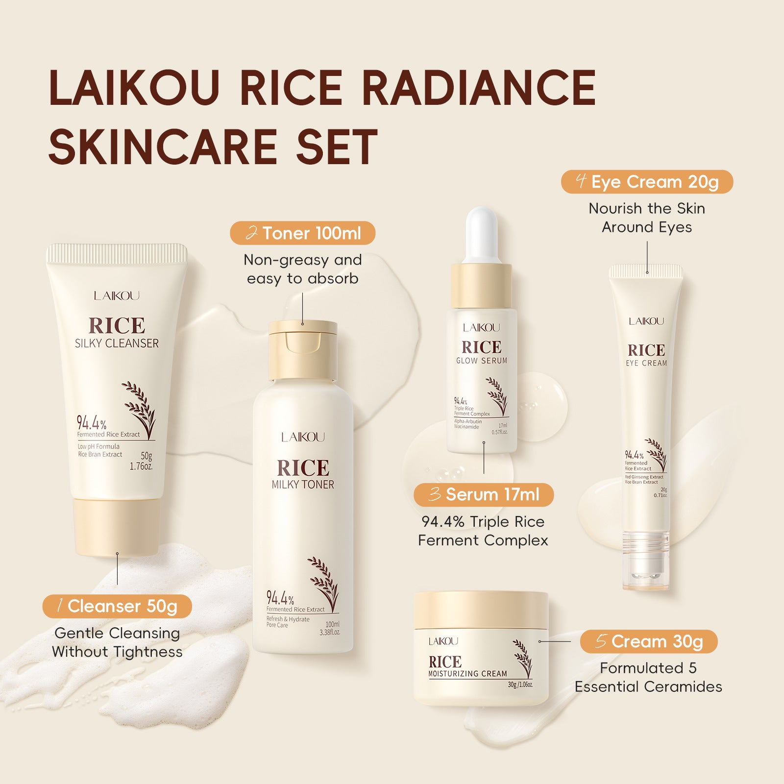 Hydrating Face Cream Set – Glowing Skin Kit